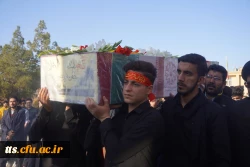 تشییع پیکر پاک و مقدس شهید خوشنام در دانشگاه فرهنگیان سبزوار  3