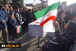 تشییع پیکر پاک و مقدس شهید خوشنام در دانشگاه فرهنگیان سبزوار  5