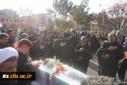 تشییع پیکر پاک و مقدس شهید خوشنام در دانشگاه فرهنگیان سبزوار  6