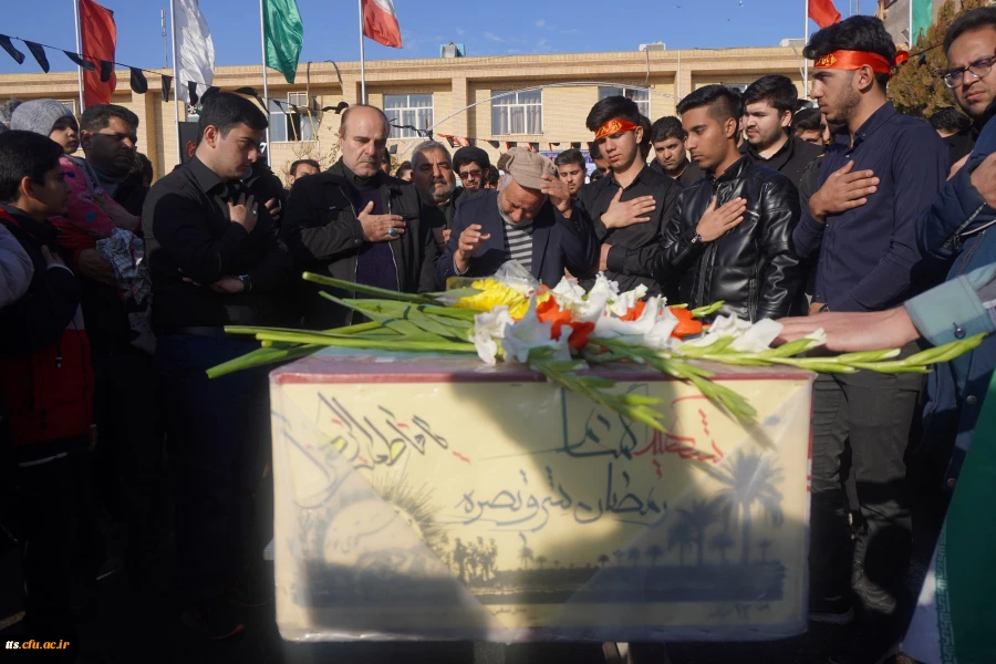 تشییع پیکر پاک و مقدس شهید خوشنام در دانشگاه فرهنگیان سبزوار  8