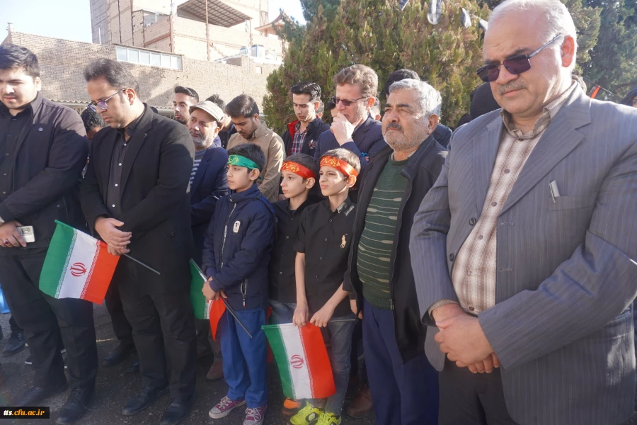 تشییع پیکر پاک و مقدس شهید خوشنام در دانشگاه فرهنگیان سبزوار  9