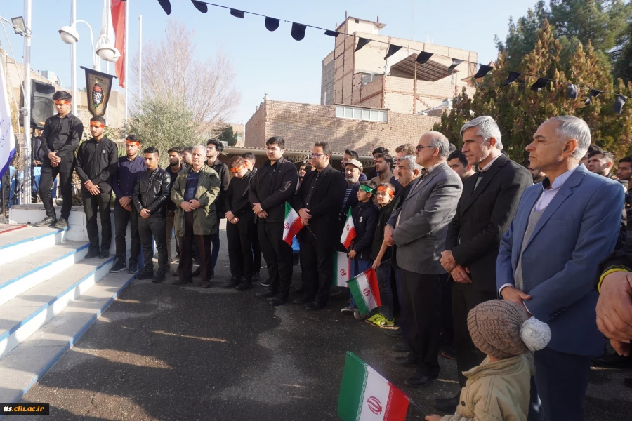 تشییع پیکر پاک و مقدس شهید خوشنام در دانشگاه فرهنگیان سبزوار  11