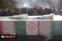 تشییع پیکر پاک و مقدس شهید خوشنام در دانشگاه فرهنگیان سبزوار  13