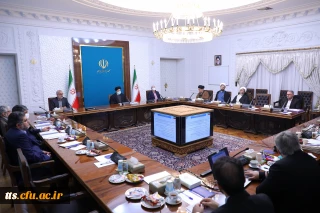 با حضور رئیس جمهور و تمام اعضاء برگزار شد:

جلسه هیئت امنای دانشگاه فرهنگیان
