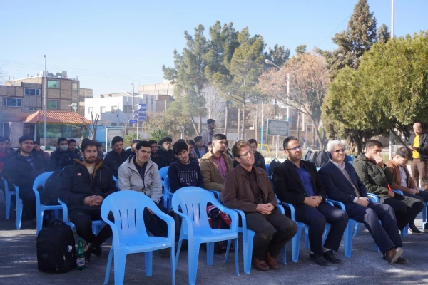 آیین بدرقه دانشجو معلمان دانشگاه فرهنگیان، مرکز علامه طباطبایی سبزوار به سرزمین عشق، ایثار و شهادت، راهیان نور  5