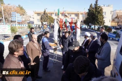 آیین بدرقه دانشجو معلمان دانشگاه فرهنگیان، مرکز علامه طباطبایی سبزوار به سرزمین عشق، ایثار و شهادت، راهیان نور  6