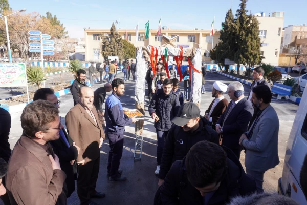 آیین بدرقه دانشجو معلمان دانشگاه فرهنگیان، مرکز علامه طباطبایی سبزوار به سرزمین عشق، ایثار و شهادت، راهیان نور  6