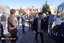 آیین بدرقه دانشجو معلمان دانشگاه فرهنگیان، مرکز علامه طباطبایی سبزوار به سرزمین عشق، ایثار و شهادت، راهیان نور  11