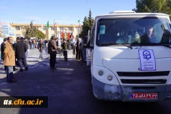 آیین بدرقه دانشجو معلمان دانشگاه فرهنگیان، مرکز علامه طباطبایی سبزوار به سرزمین عشق، ایثار و شهادت، راهیان نور  12