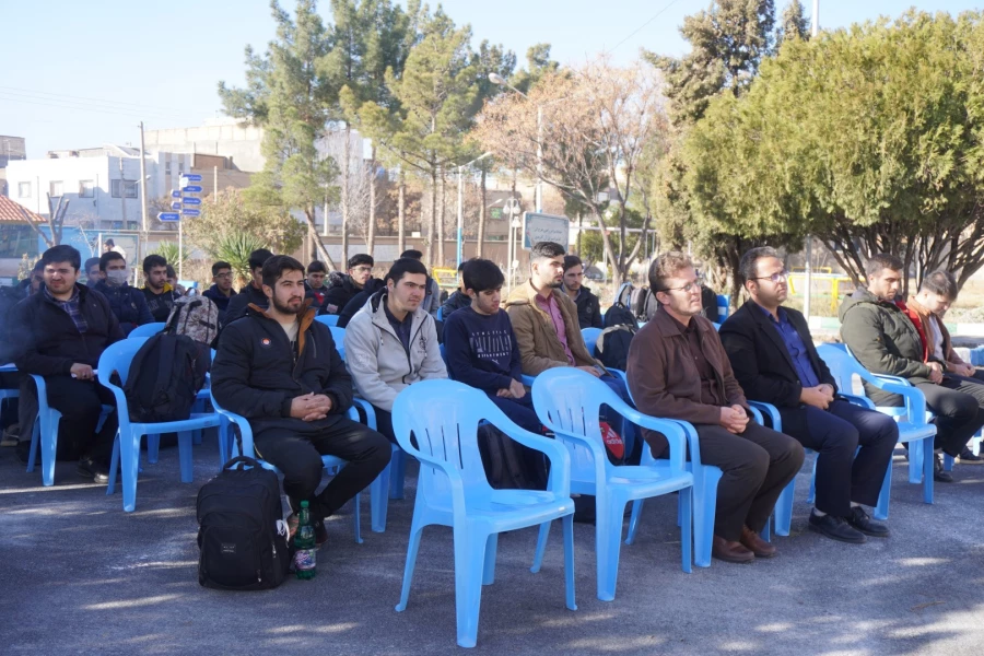 آیین بدرقه دانشجو معلمان دانشگاه فرهنگیان، مرکز علامه طباطبایی سبزوار به سرزمین عشق، ایثار و شهادت، راهیان نور  14