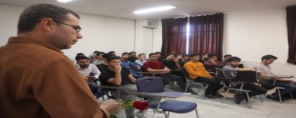 تقدیر از مقام شامخ استاد در کلاس های درس دانشگاه فرهنگیان سبزوار  2