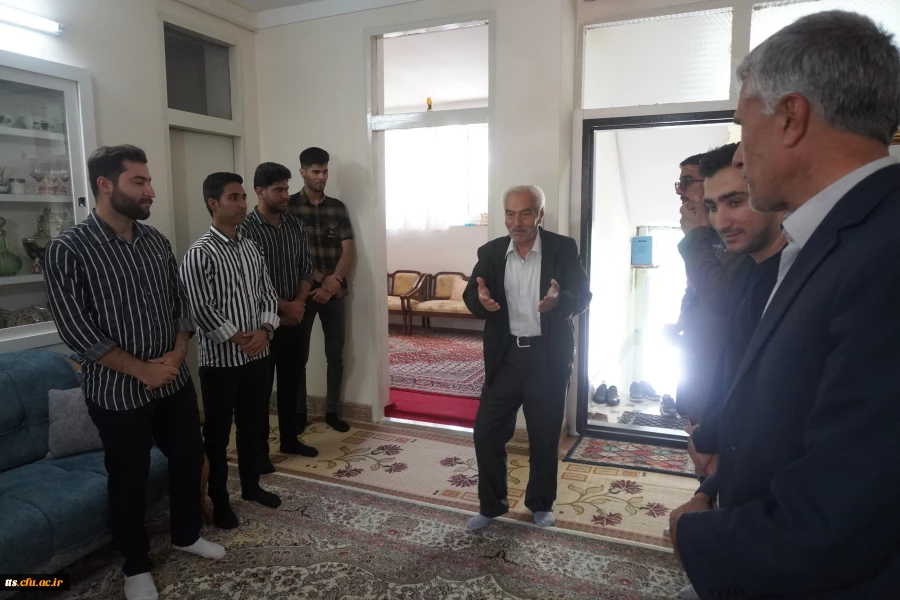 حضور در منزل استادان پیشکسوت آقایان اسدی و پاکیزه مقدم  5