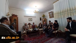 حضور در منزل استادان پیشکسوت آقایان اسدی و پاکیزه مقدم  7