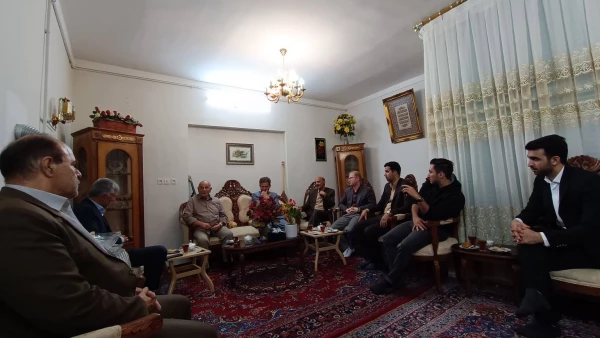 حضور در منزل استادان پیشکسوت آقایان اسدی و پاکیزه مقدم  7