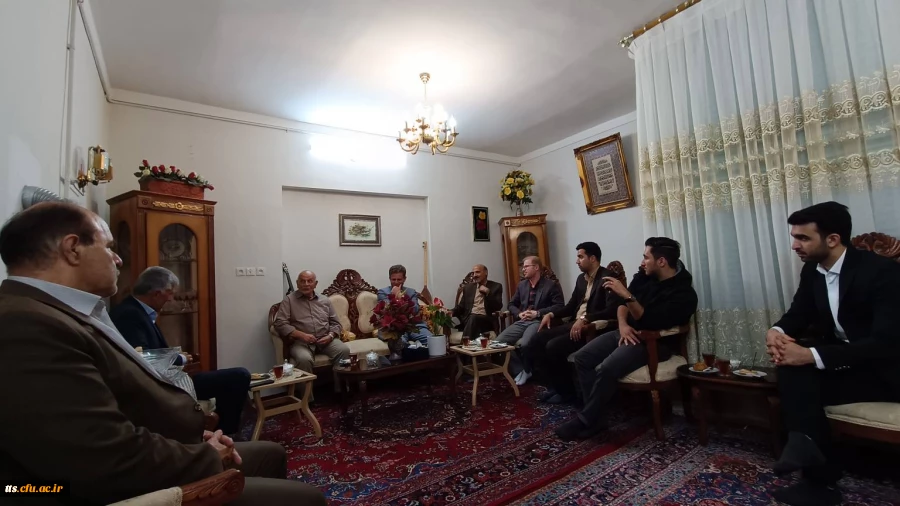 حضور در منزل استادان پیشکسوت آقایان اسدی و پاکیزه مقدم  7