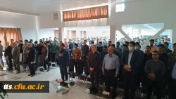 آیین استقبال از دانشجومعلمان نو ورود دانشگاه فرهنگیان سبزوار  3