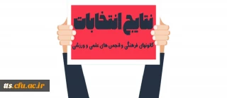 نتایج انتخابات کانون های فرهنگی و انجمن های علمی-ورزشی 