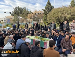 تشییع پیکر شهید گمنام در دانشگاه فرهنگیان سبزوار 7