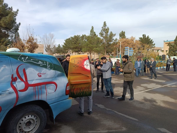 تشییع پیکر شهید گمنام در دانشگاه فرهنگیان سبزوار 11