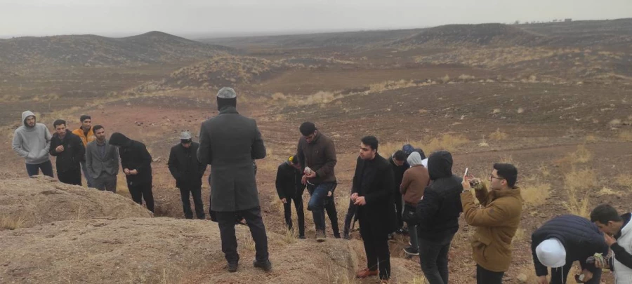 بازدید از ژئو سایت روستای سدید و موزه علوم و فناوری دانشگاه حکیم سبزواری  3