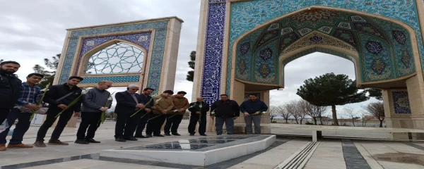 غبار روبی گلزار شهدای شهرستان سبزوار  2