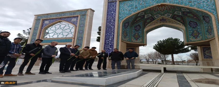 غبار روبی گلزار شهدای شهرستان سبزوار  2