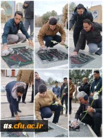 غبار روبی گلزار شهدای شهرستان سبزوار  3