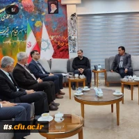 نشست صمیمی ریاست محترم دانشگاه فرهنگیان سبزوار با شهردار محترم سبزوار جناب مهندس میثم حسین آبادی 3