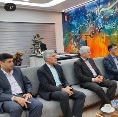 نشست صمیمی ریاست محترم دانشگاه فرهنگیان سبزوار با شهردار محترم سبزوار جناب مهندس میثم حسین آبادی 3