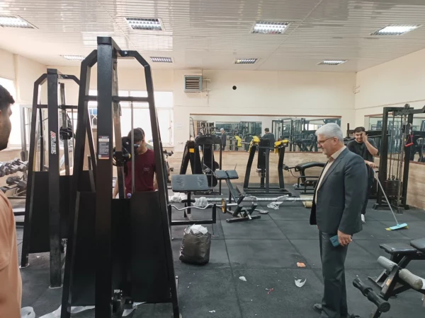 خرید و نصب تجهیزات جدید سالن بدنسازی مرکز آموزش عالی علامه طباطبایی سبزوار  2