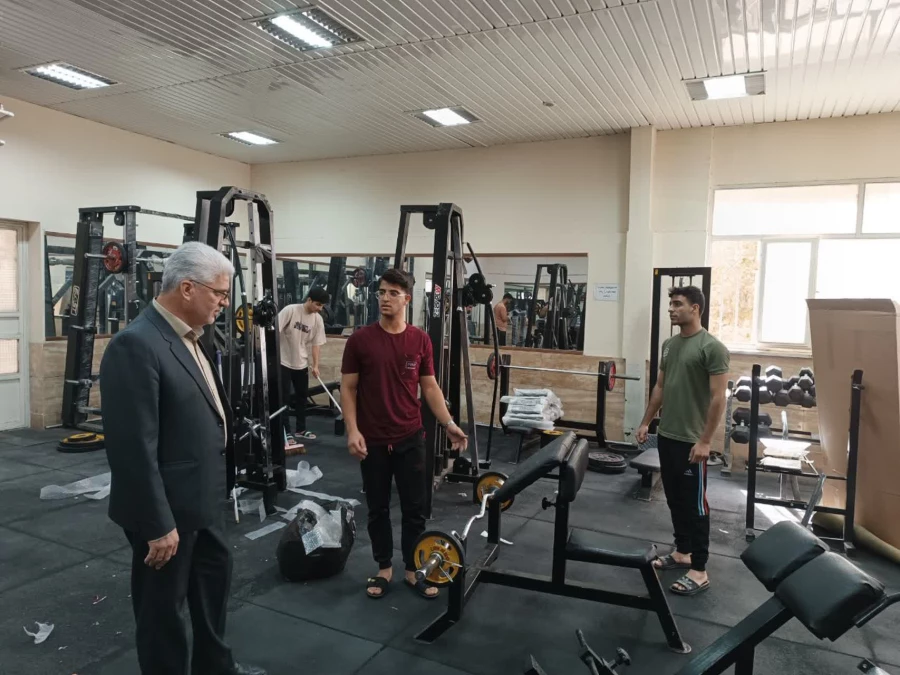 خرید و نصب تجهیزات جدید سالن بدنسازی مرکز آموزش عالی علامه طباطبایی سبزوار  4