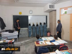 حضور استاد کارورزی در کلاس درس مدارس مجری طرح کارورزی و بازدید از فرآیند اجرایی این واحد درسی  2