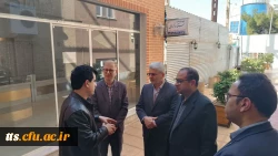 حضور و بازدید ریاست دانشگاه فرهنگیان سبزوار به همراه معاون مدیر کل و مدیر آموزش و پرورش این شهرستان از مجموعه درمانگاهی فرهنگیان  
 5