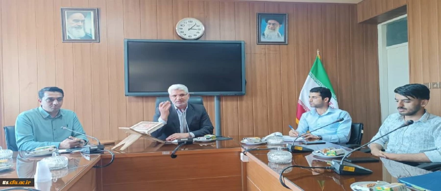 برگزاری جلسه دبیران کانون ها و انجمن های علمی با رئیس دانشگاه فرهنگیان سبزوار
 2