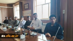 برگزاری جلسه دبیران کانون ها و انجمن های علمی با رئیس دانشگاه فرهنگیان سبزوار
 2