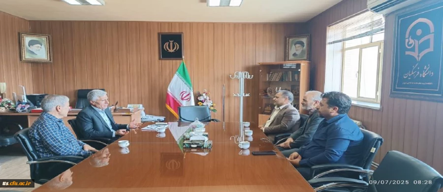 حضور شبانی، سرپرست بهزیستی شهرستان و هیات همراه در دانشگاه فرهنگیان سبزوار
 2