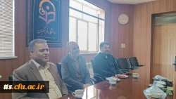 حضور شبانی، سرپرست بهزیستی شهرستان و هیات همراه در دانشگاه فرهنگیان سبزوار
 2