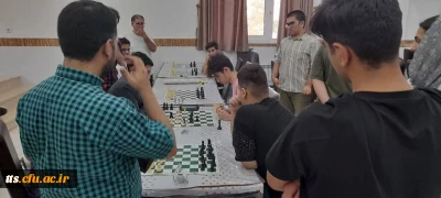 برگزاری مسابقات شطرنج، جام سربداران یادبود شهدای جنگ تحمیلی ۱۲ روزه در دانشگاه فرهنگیان سبزوار 