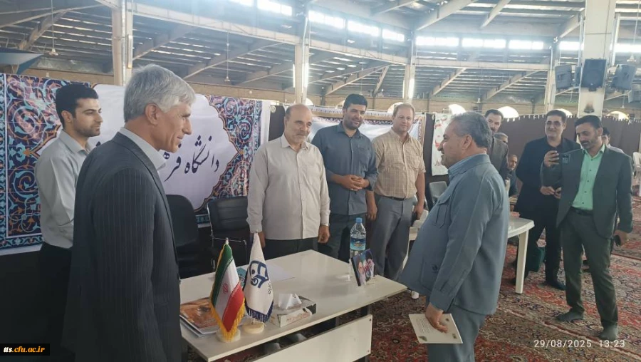 حضور دکتر محبی نجم آبادی، نماینده مردم غرب خراسان 
در جایگاه میز خدمت دانشگاه فرهنگیان سبزوار  2