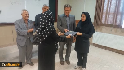 تجهیز و نام گذاری کلاس درس در دانشگاه فرهنگیان سبزوار به نام سرکار خانم سیما غفورنیا؛ تجلی فرهنگ کار خیر و ایثار