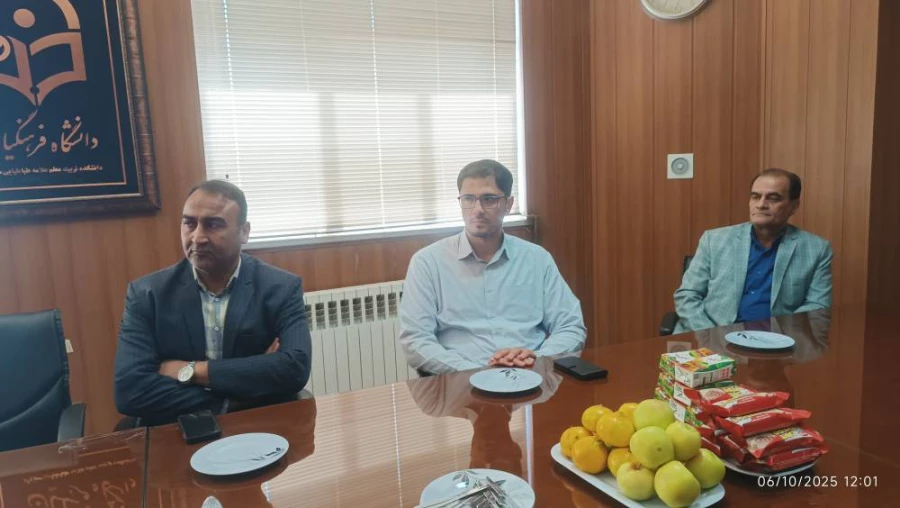 حضور مسئولان نهاد نمایندگی مقام معظم رهبری و امور دانشجویی دانشگاه فرهنگیان استان خراسان رضوی در مرکز علامه طباطبائی سبزوار 5