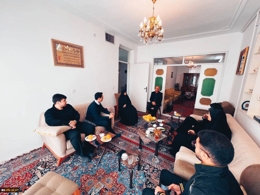 دیدار با خانواده شهید آزمون  2