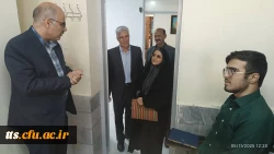 دکتر زارع، مدیرکل منابع انسانی دانشگاه فرهنگیان در کلاس درس دانشجومعلمان مراکز خواهران و برادران سبزوار
 4