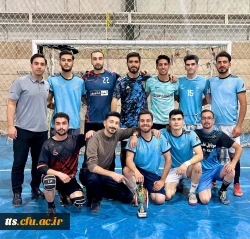 پایان لیگ مسابقات فوتسال دانشجویی دانشگاه فرهنگیان علامه طباطبائی سبزوار با قهرمانی تیم شهید سلیمانی  3